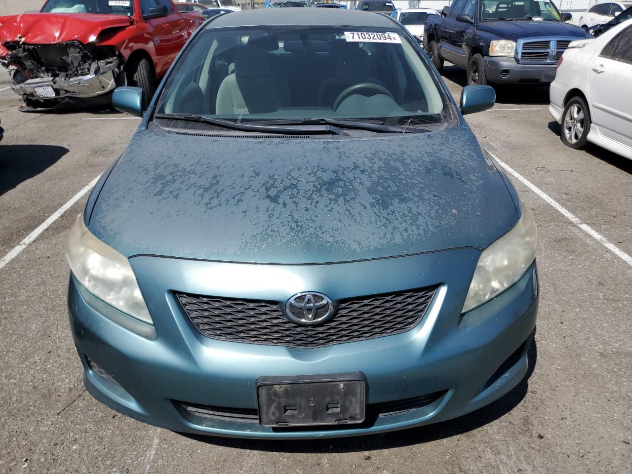 2009 Toyota Corolla VIN JTDBL40E99J022931 Copart auction photo, rear end damage thumbnail 5