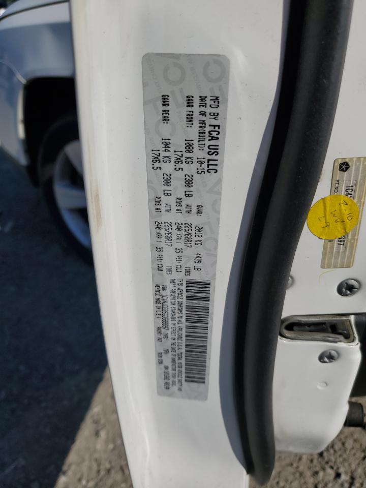 2016 Jeep Compass VIN 1C4NJCEB5GD599897 Copart auction photo, side damage thumbnail 13