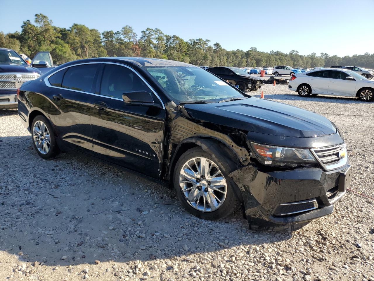 2017 Chevrolet Impala VIN 2G11Z5SAXH9188100 Copart auction photo, front end / side damage thumbnail 4