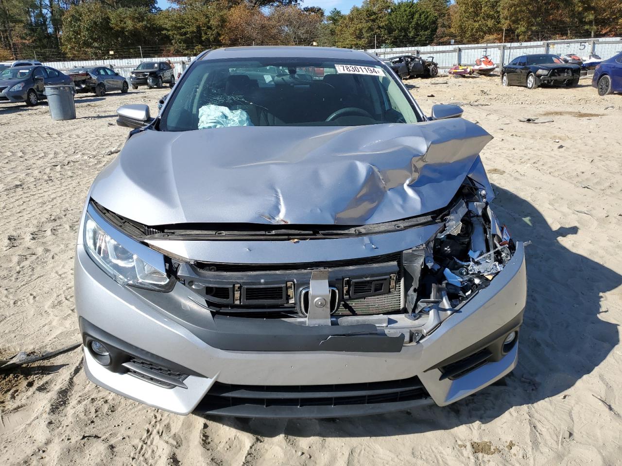 2017 Honda Civic VIN 2HGFC1F34HH659071 Copart auction photo, mechanical / front end damage thumbnail 5