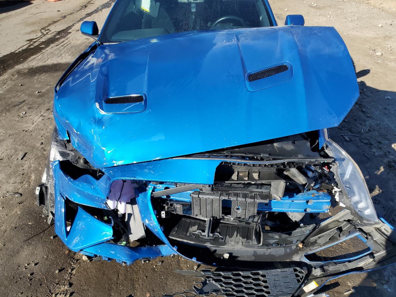 2020 Ford Mustang VIN 1FA6P8TH3L5161462 Copart auction photo, front end / side damage thumbnail 11
