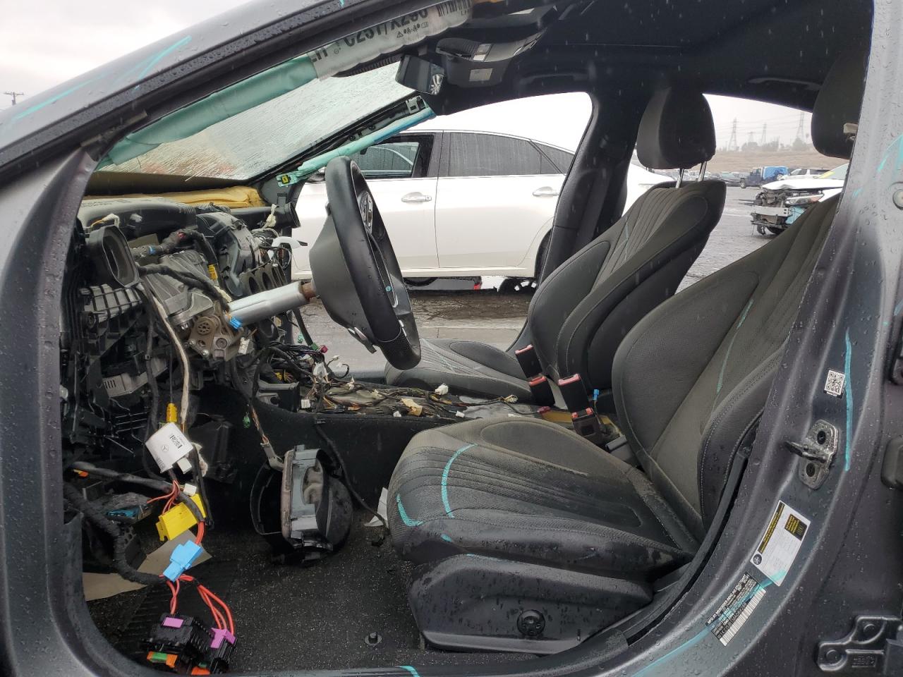 2021 Mercedes-Benz CLC-klasse VIN W1K2J5JB1MA088288 Copart auction photo, stripped damage thumbnail 7
