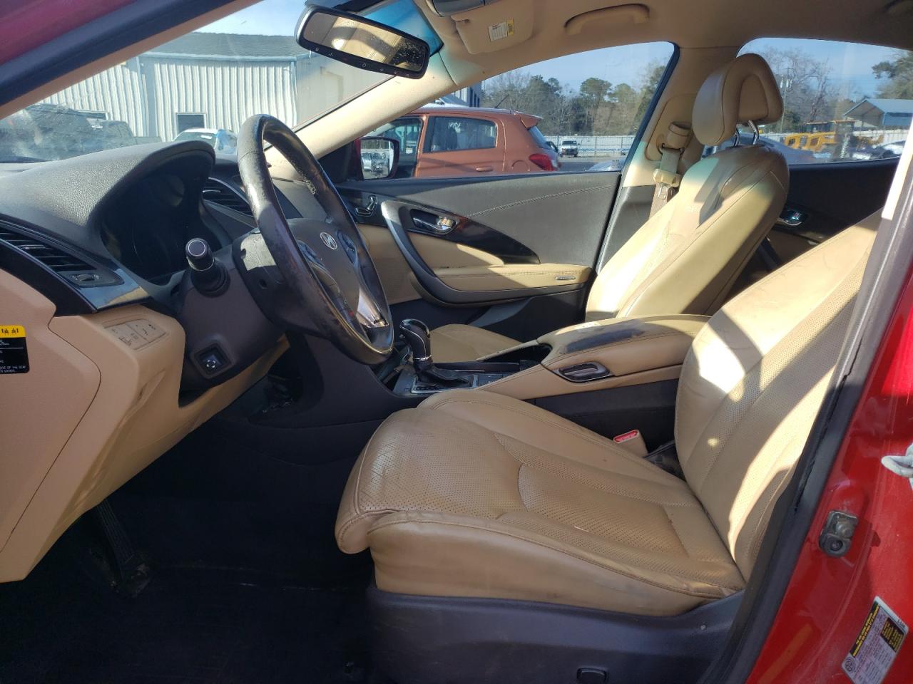 2015 Hyundai Azera VIN KMHFG4JG8FA467268 Copart auction photo, front end / side damage thumbnail 7
