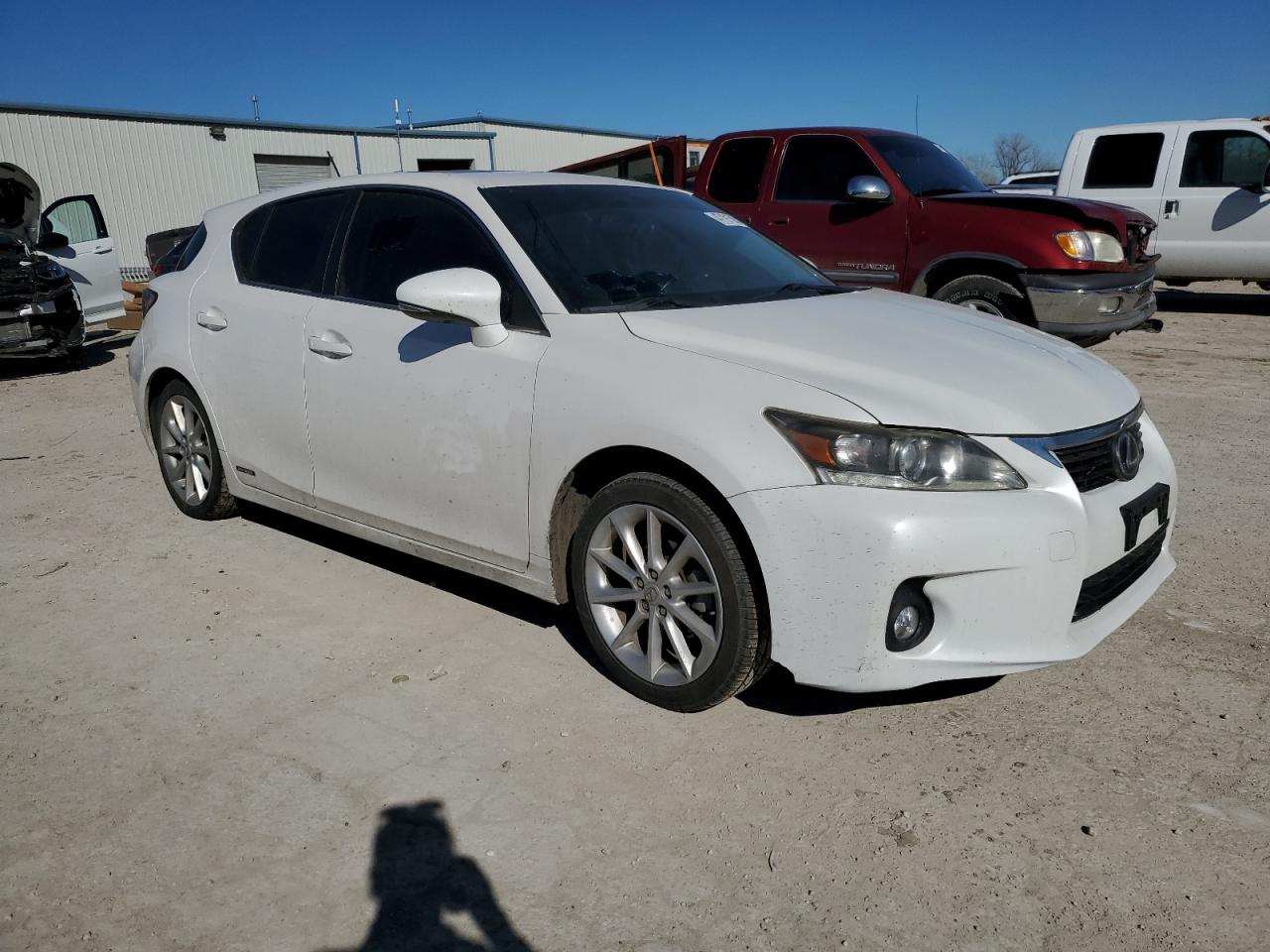 2011 Lexus CT VIN JTHKD5BHXB2014345 Copart auction photo, rear end / undercarriage damage thumbnail 4