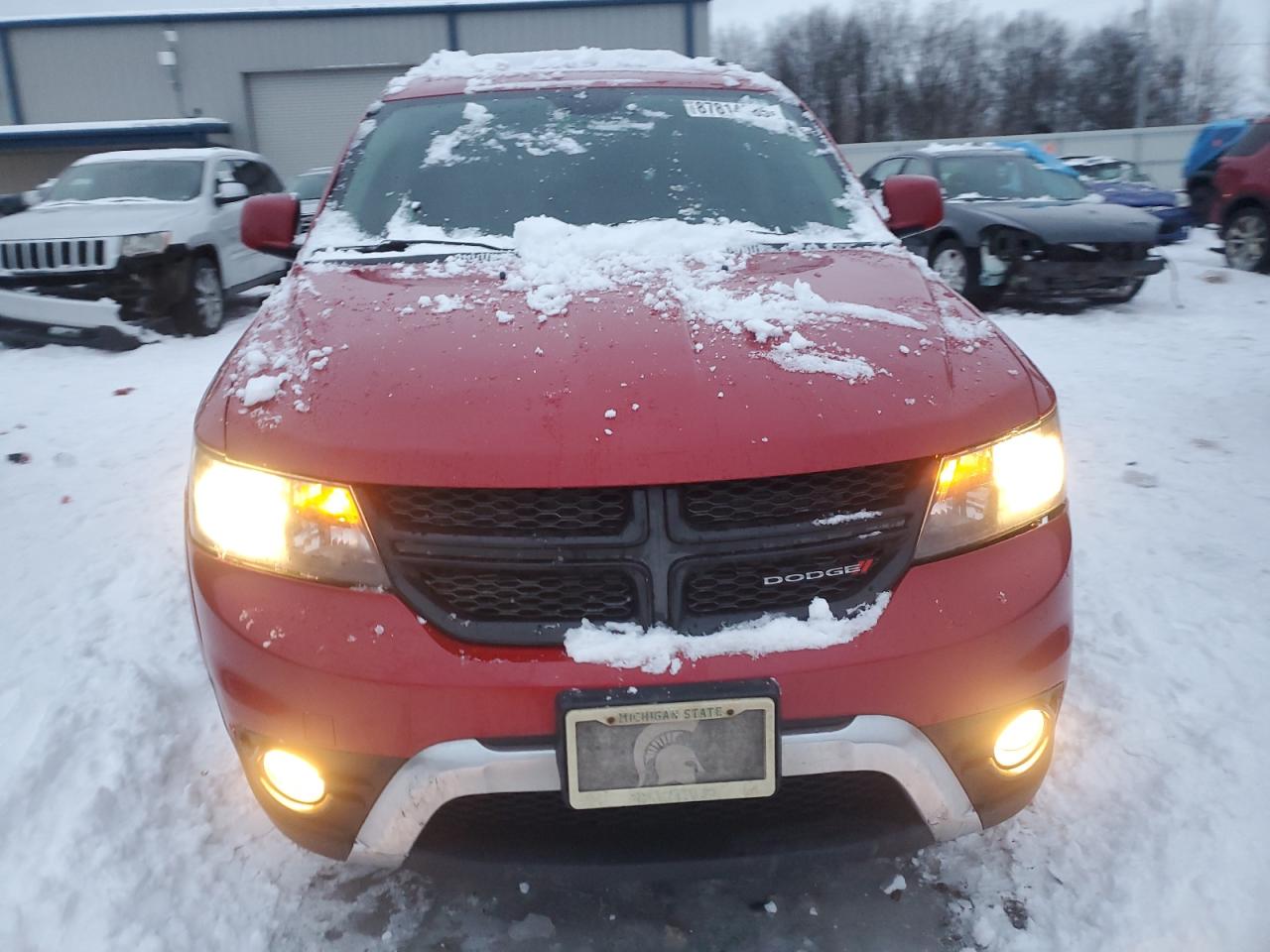 2017 Dodge Journey VIN 3C4PDDGGXHT575296 Copart auction photo, vandalism damage thumbnail 5