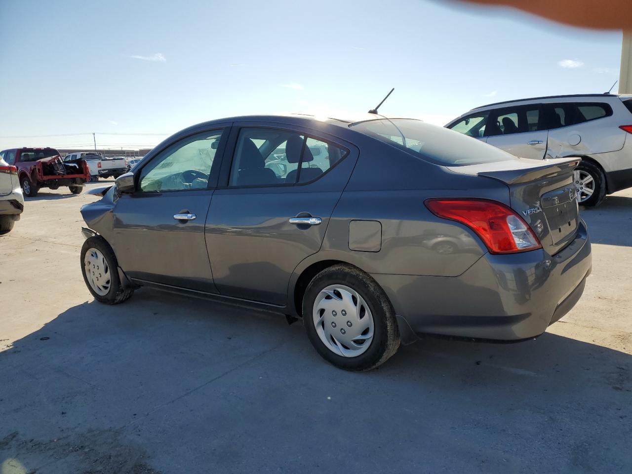 2018 Nissan Versa VIN 3N1CN7AP2JL830733 Copart auction photo, front end / frame damage damage thumbnail 2