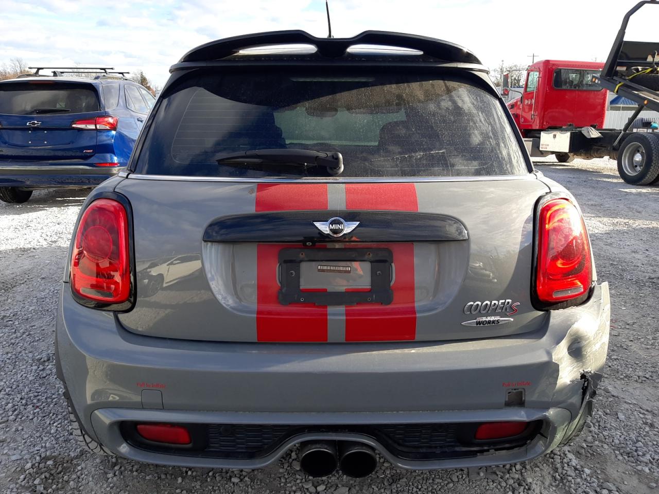 2015 MINI Cooper VIN WMWXP7C59F2A34008 Copart auction photo, rear end damage thumbnail 6