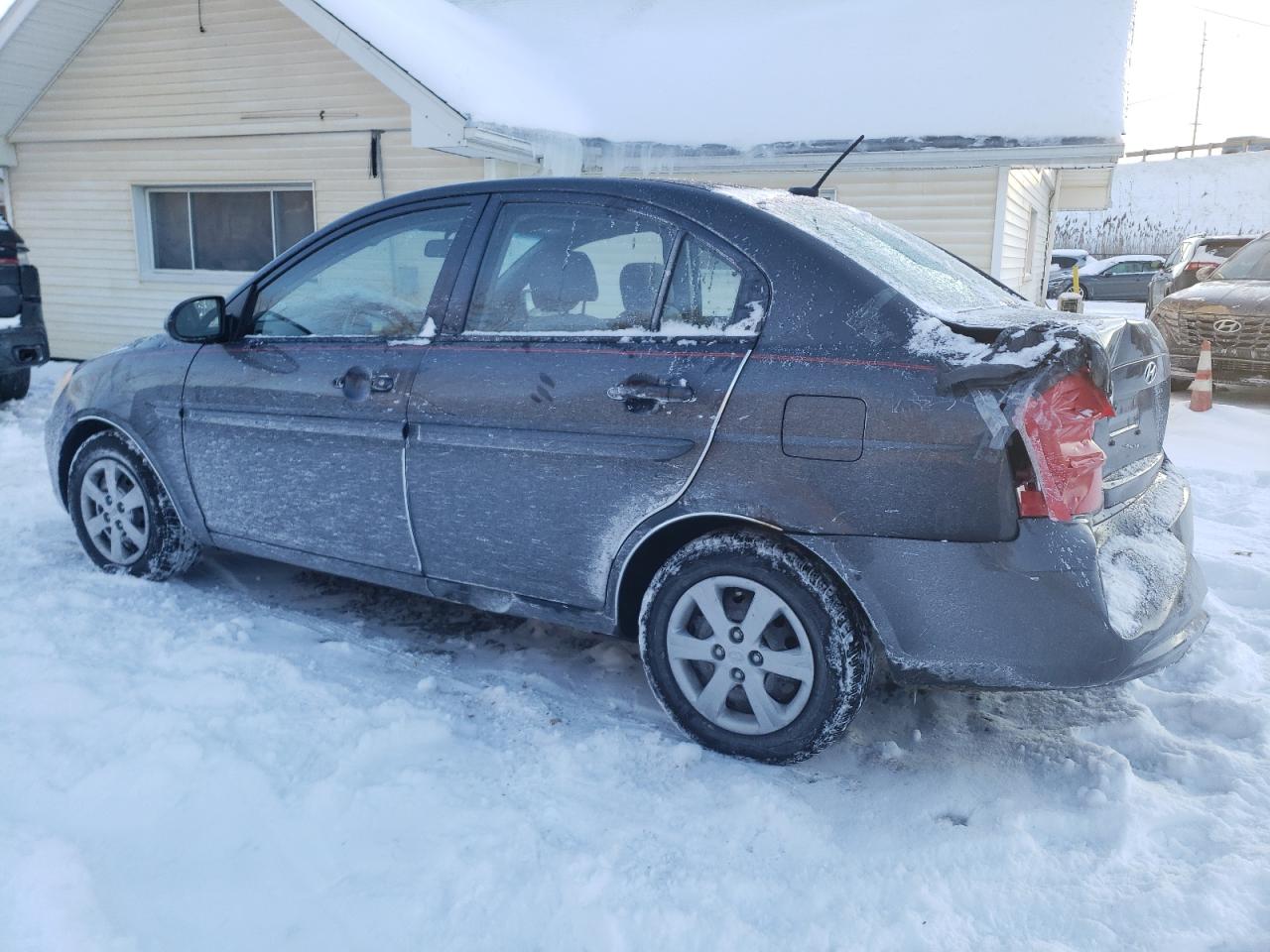 2009 Hyundai Accent VIN KMHCN46C49U341491 Copart auction photo, rear end damage thumbnail 2