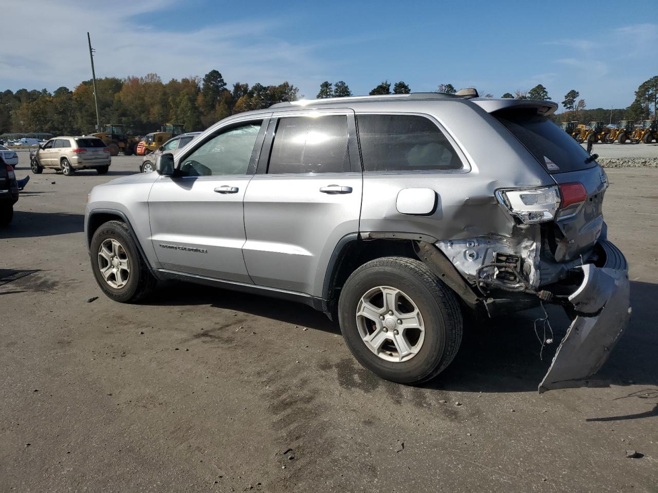 2017 Jeep Grand Cherokee VIN 1C4RJFAG9HC684477 Copart auction photo, rear end damage thumbnail 2