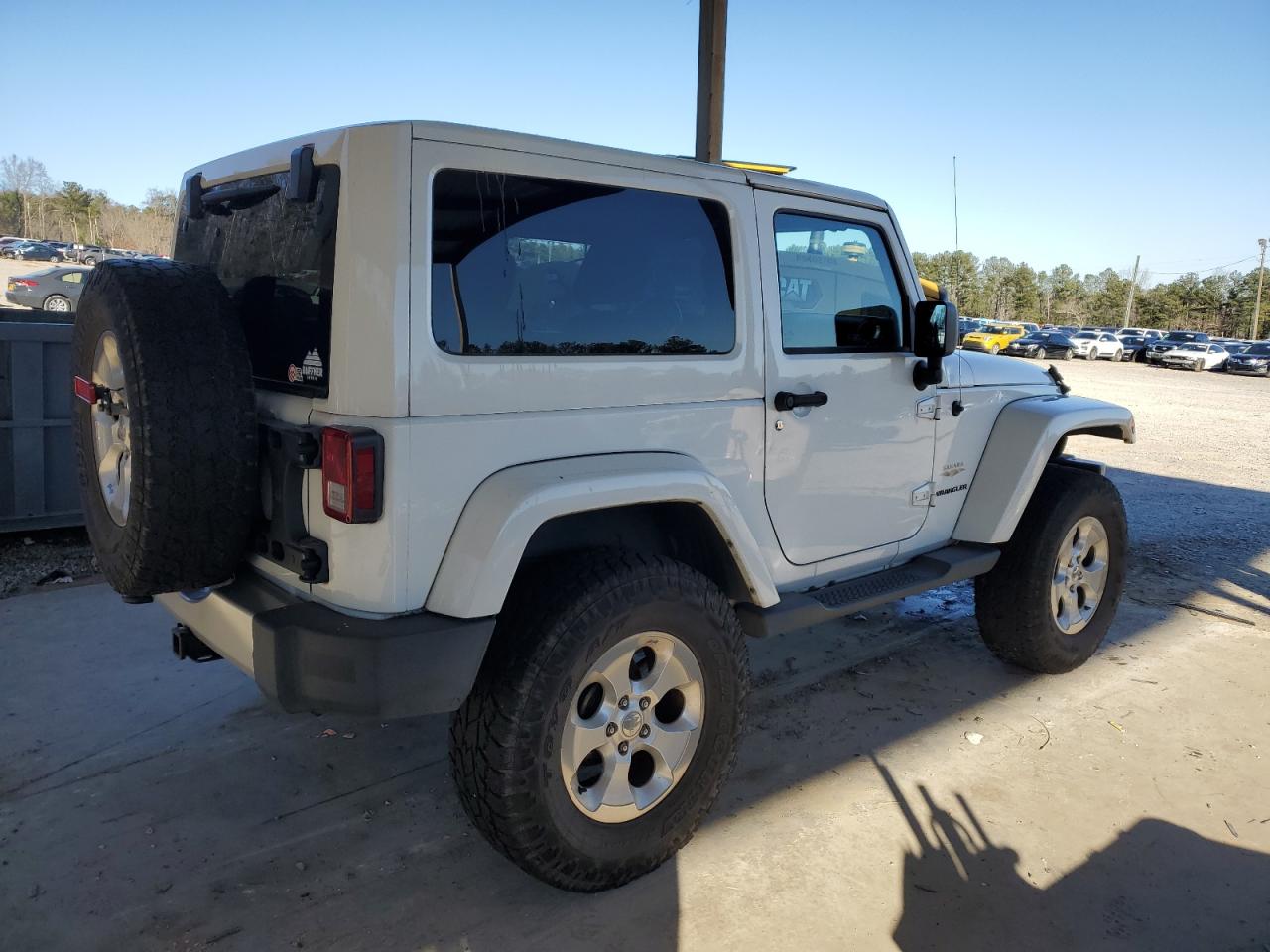 2014 Jeep Wrangler VIN 1C4AJWBG1EL168007 Copart auction photo, front end damage thumbnail 3