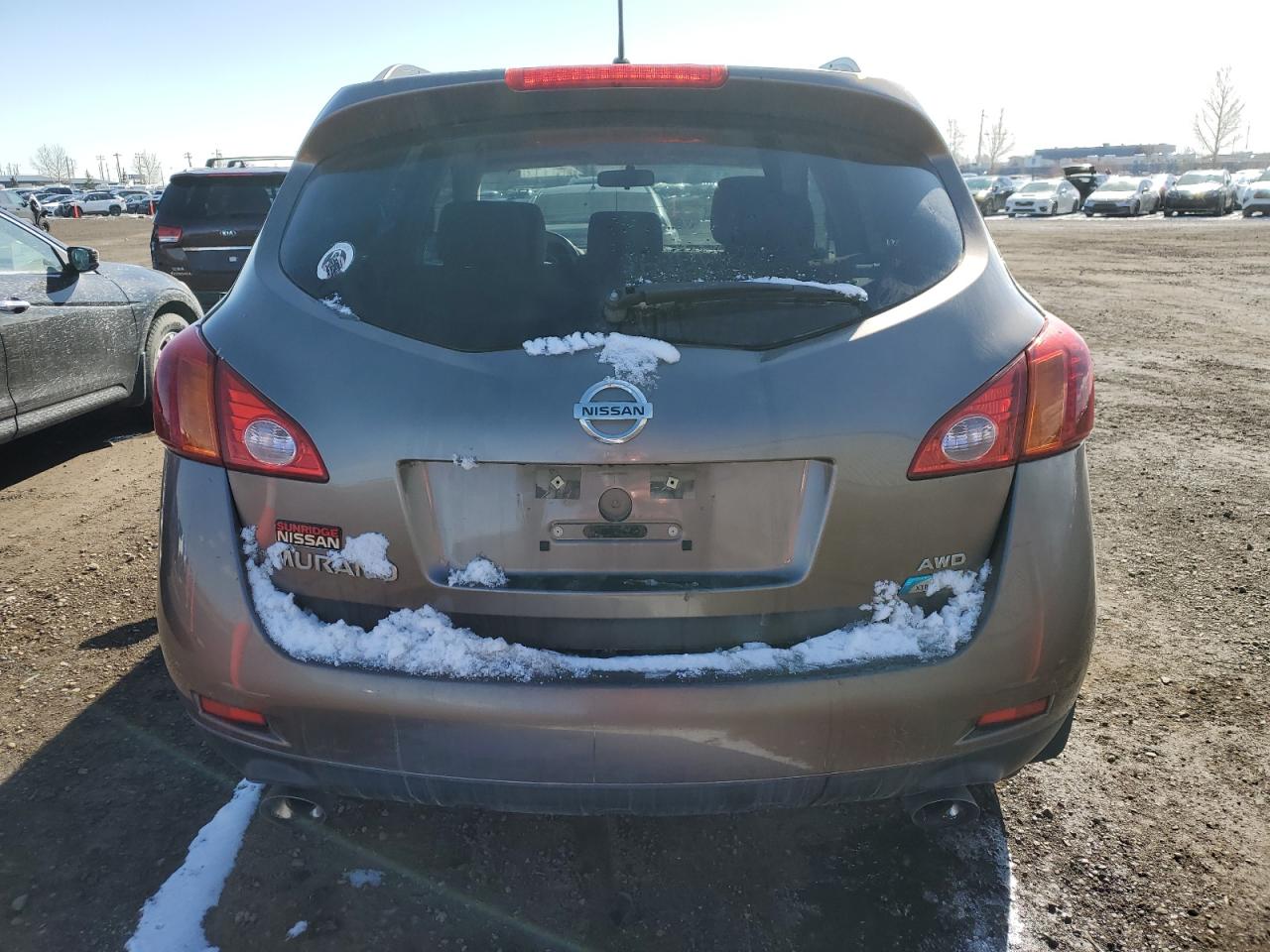 2010 Nissan Murano VIN JN8AZ1MW3AW115791 Copart auction photo, hail / minor dent/scratches damage thumbnail 6