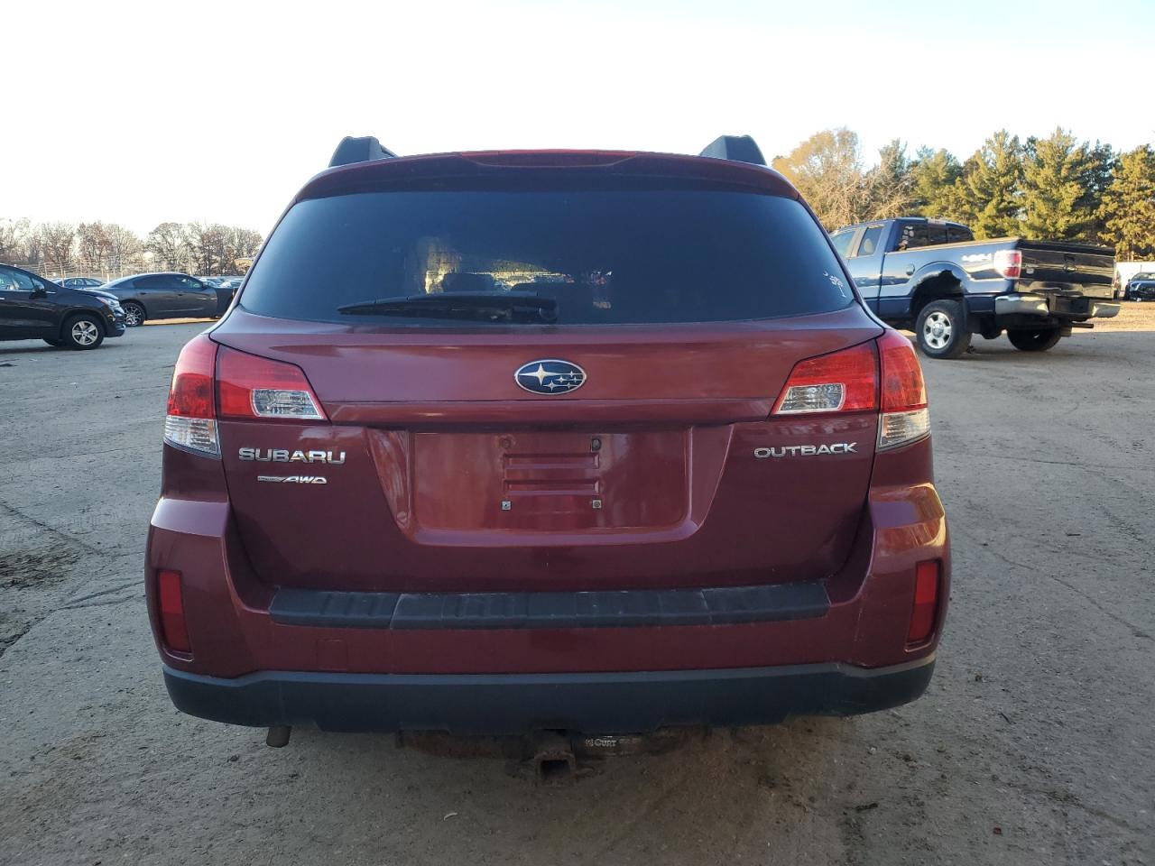 2011 Subaru Outback VIN 4S4BRCCC8B3430460 Copart auction photo, burn - engine / burn - interior damage thumbnail 6