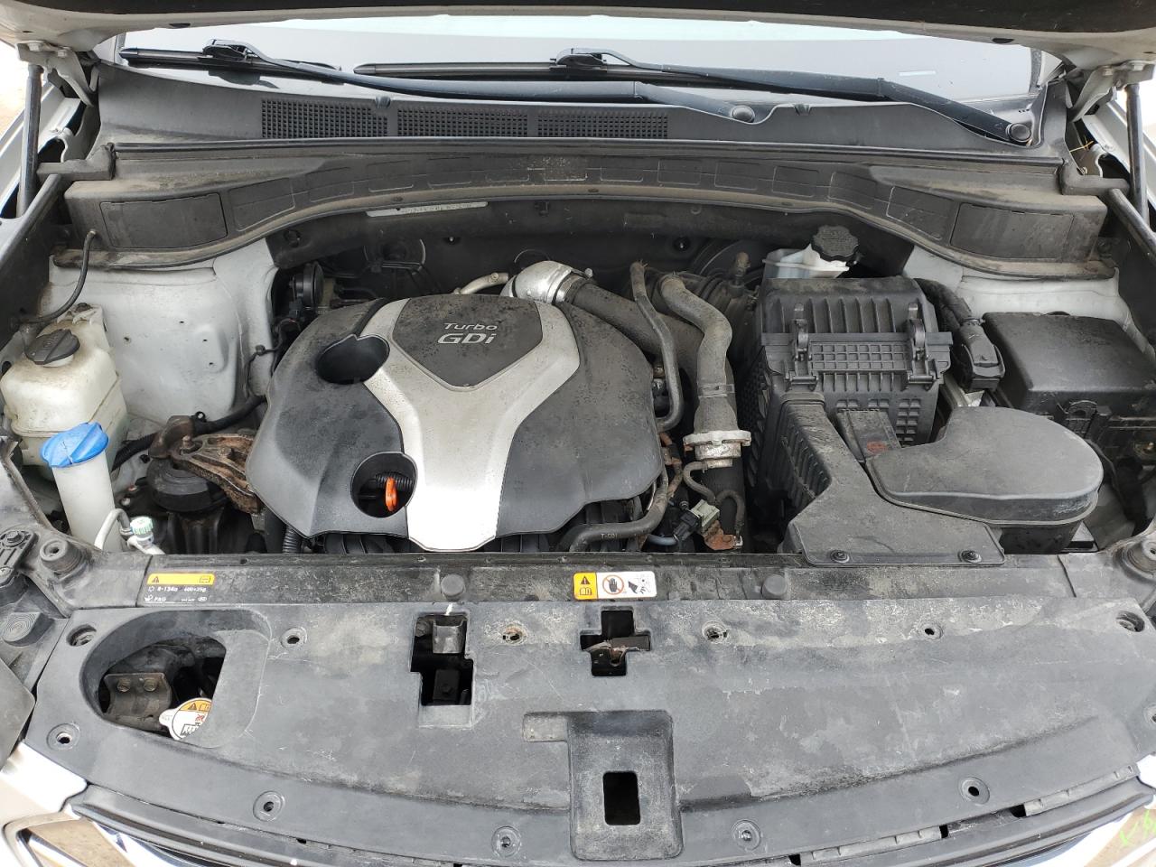 2013 Hyundai Santa Fe VIN 5XYZWDLA3DG053650 Copart auction photo, front end / minor dent/scratches damage thumbnail 12