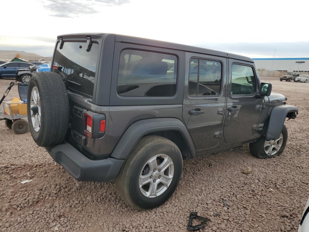 2019 Jeep Wrangler VIN 1C4HJXDN8KW643890 Copart auction photo, front end damage thumbnail 3