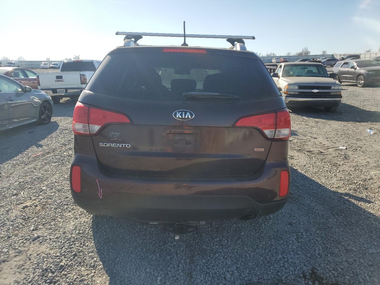 2014 KIA Sorento VIN 5XYKTCA6XEG465181 Copart auction photo, front end damage thumbnail 6