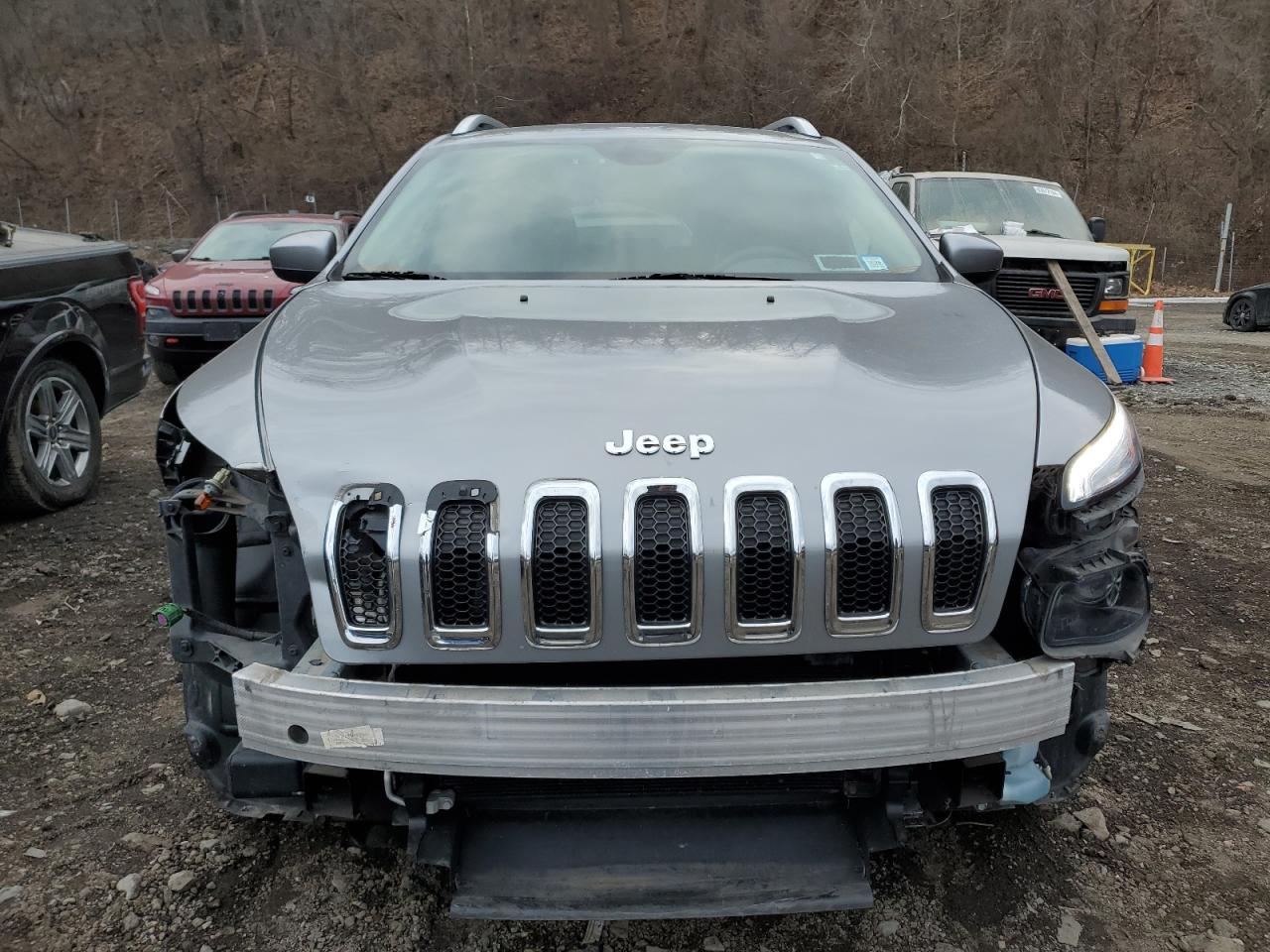 2015 Jeep Grand Cherokee VIN 1C4PJMCS5FW725115 Copart auction photo, front end damage thumbnail 5
