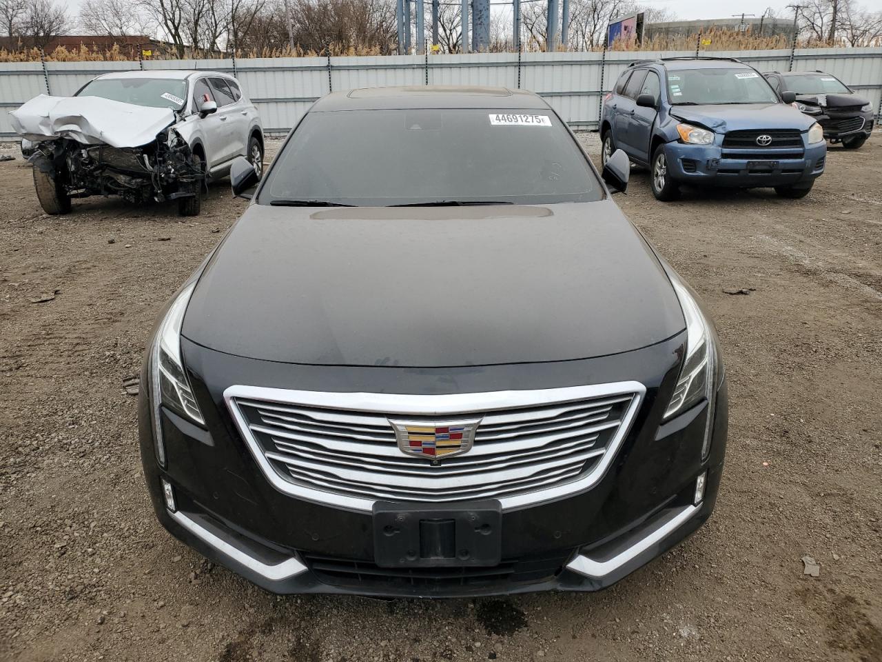 2018 Cadillac CT6 VIN 1G6KP5R69JU132065 Copart auction photo, side damage thumbnail 5