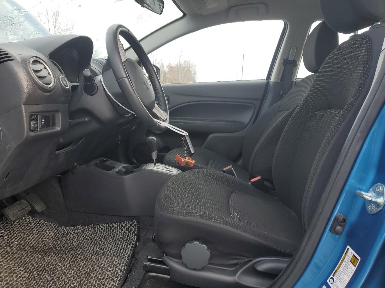 2015 Mitsubishi Mirage VIN ML32A4HJ6FH040574 Copart auction photo, front end / side damage thumbnail 7