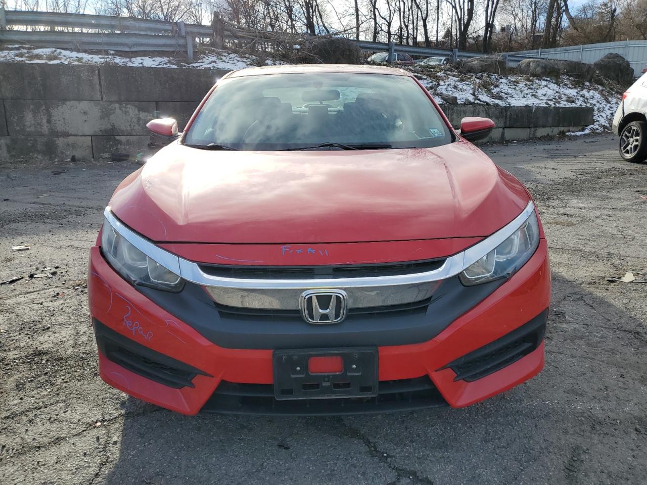 2016 Honda Civic VIN 2HGFC2F78GH527583 Copart auction photo, side / minor dent/scratches damage thumbnail 5