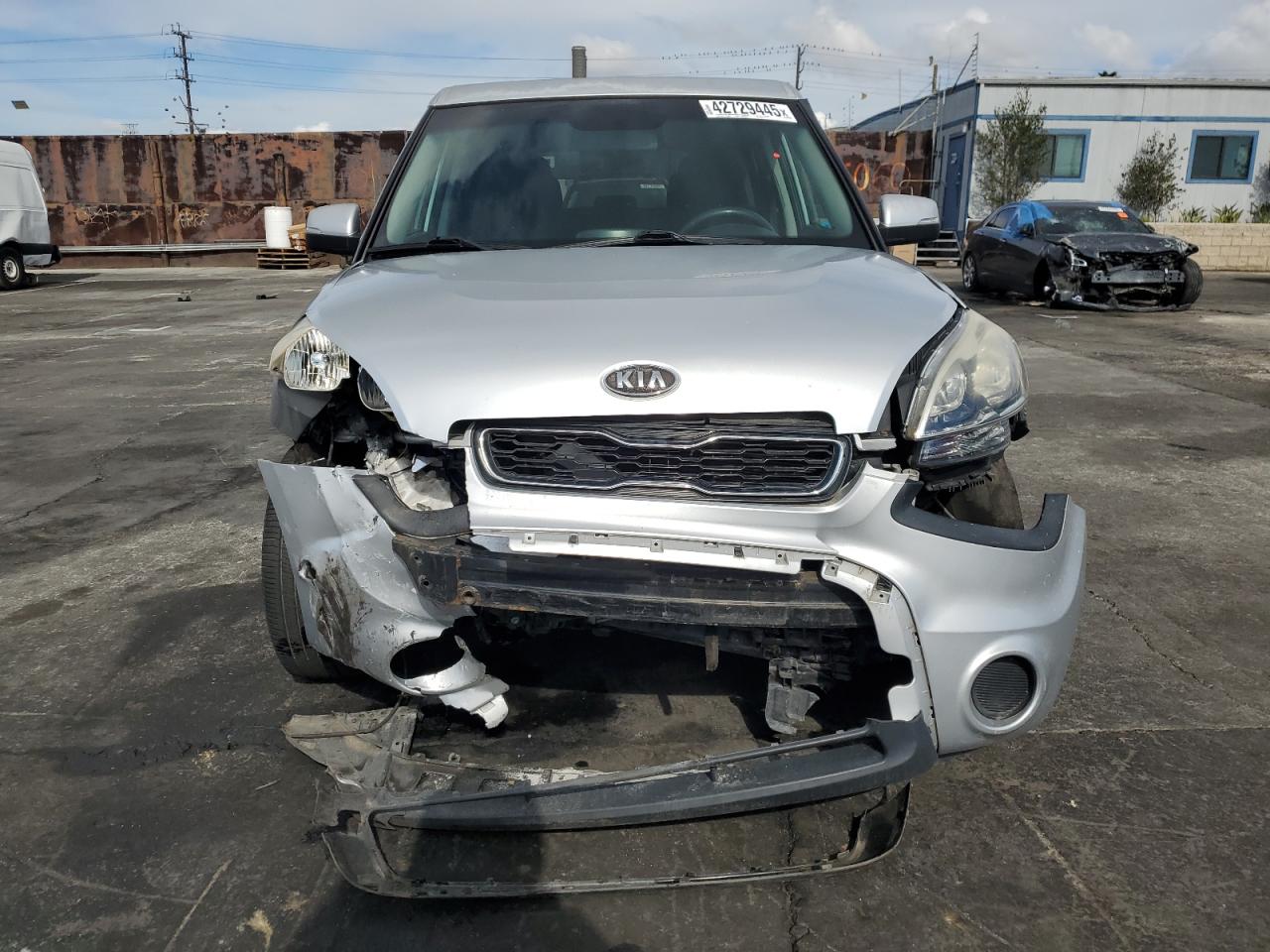 2012 KIA Soul VIN KNDJT2A6XC7400914 Copart auction photo, front end damage thumbnail 5