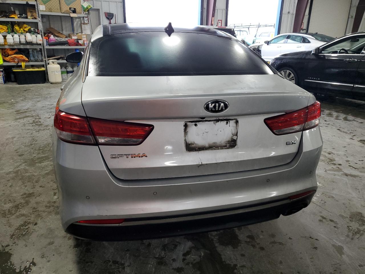 2016 KIA Optima VIN 5XXGU4L31GG055615 Copart auction photo, front end damage thumbnail 6