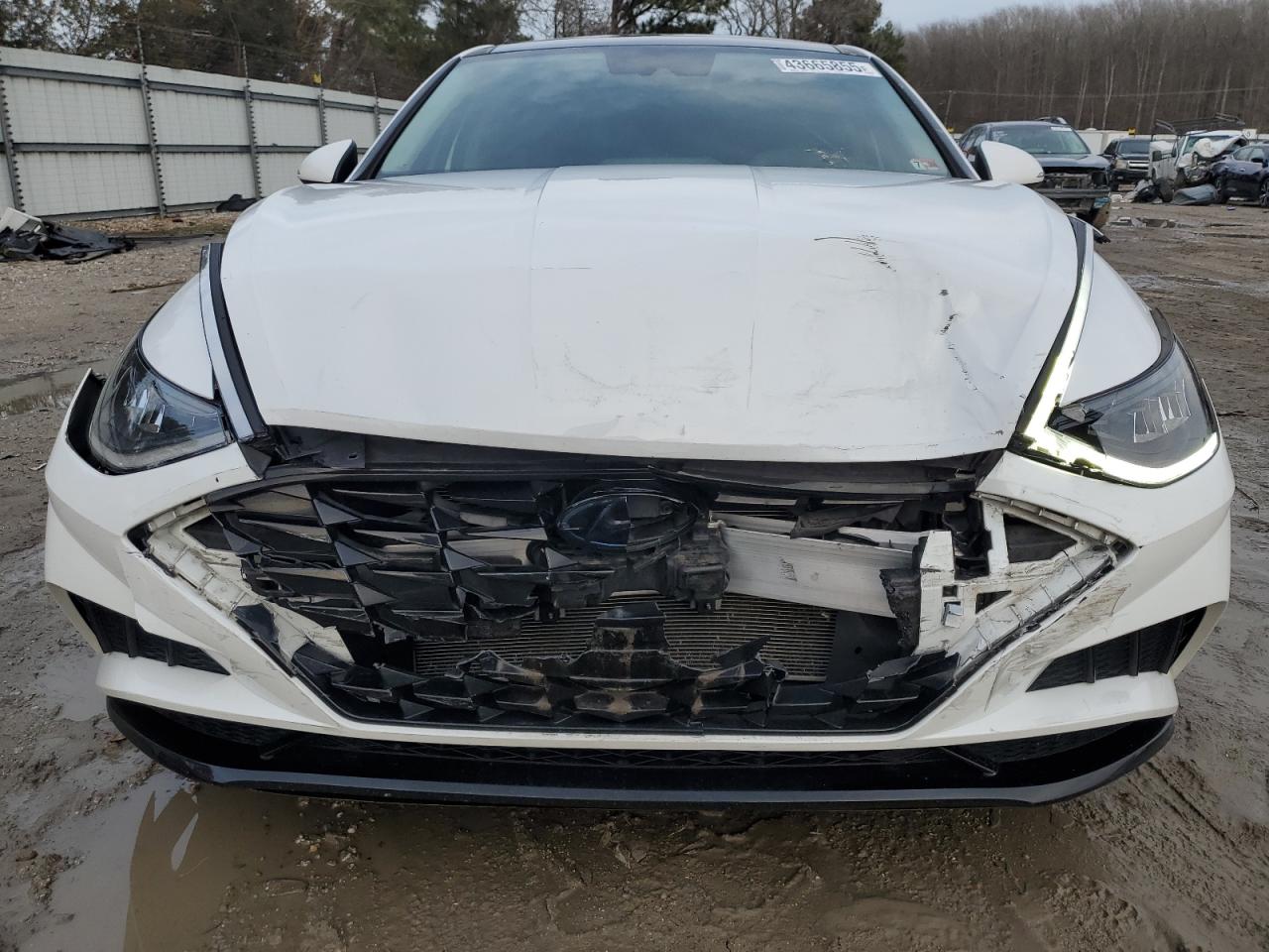 2020 Hyundai Sonata VIN 5NPEF4JA9LH002842 Copart auction photo, front end / minor dent/scratches damage thumbnail 5