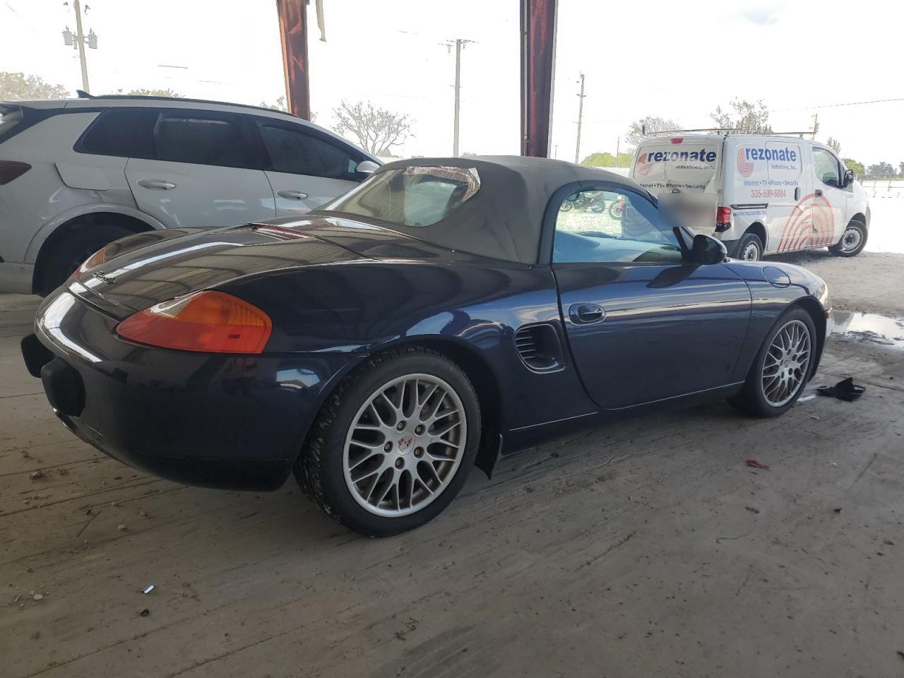 2001 Porsche Boxster VIN WP0CA29831U623637 Copart auction photo, minor dent/scratches damage thumbnail 3