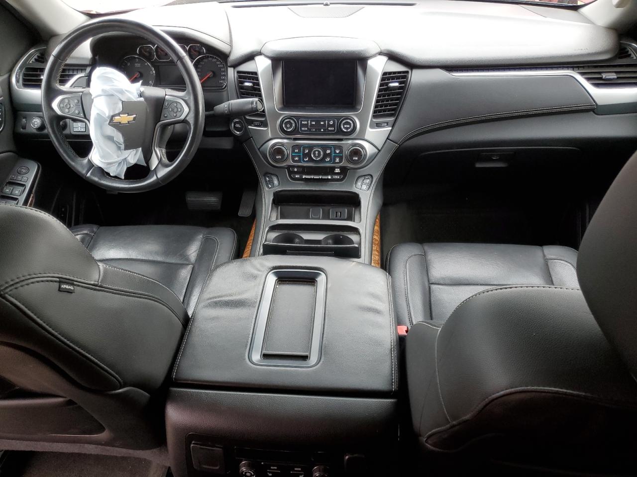 2015 Chevrolet Tahoe VIN 1GNSKCKC4FR204128 Copart auction photo, front end / side damage thumbnail 8