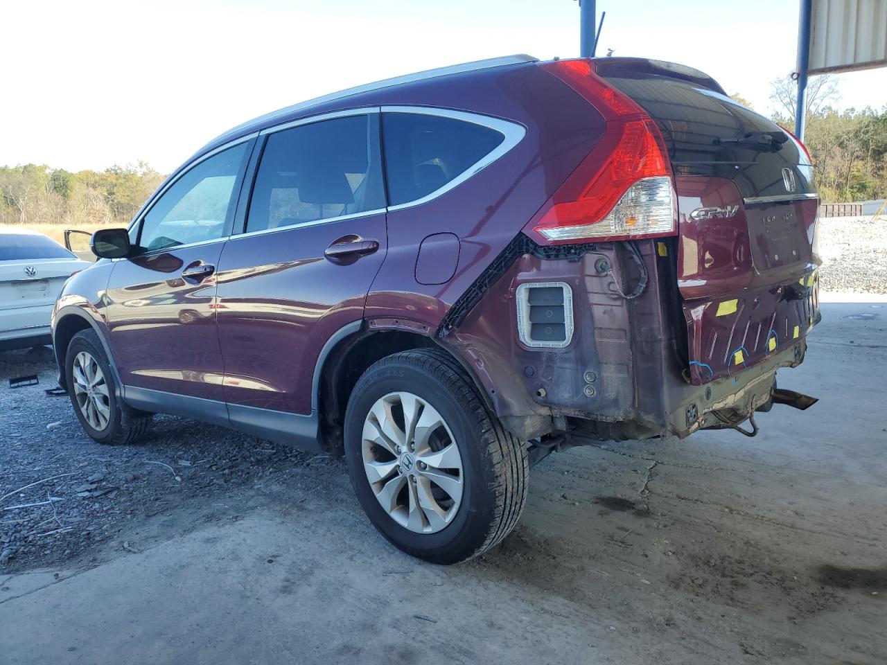 2013 Honda CR-V VIN 5J6RM4H77DL004193 Copart auction photo, rear end / minor dent/scratches damage thumbnail 2