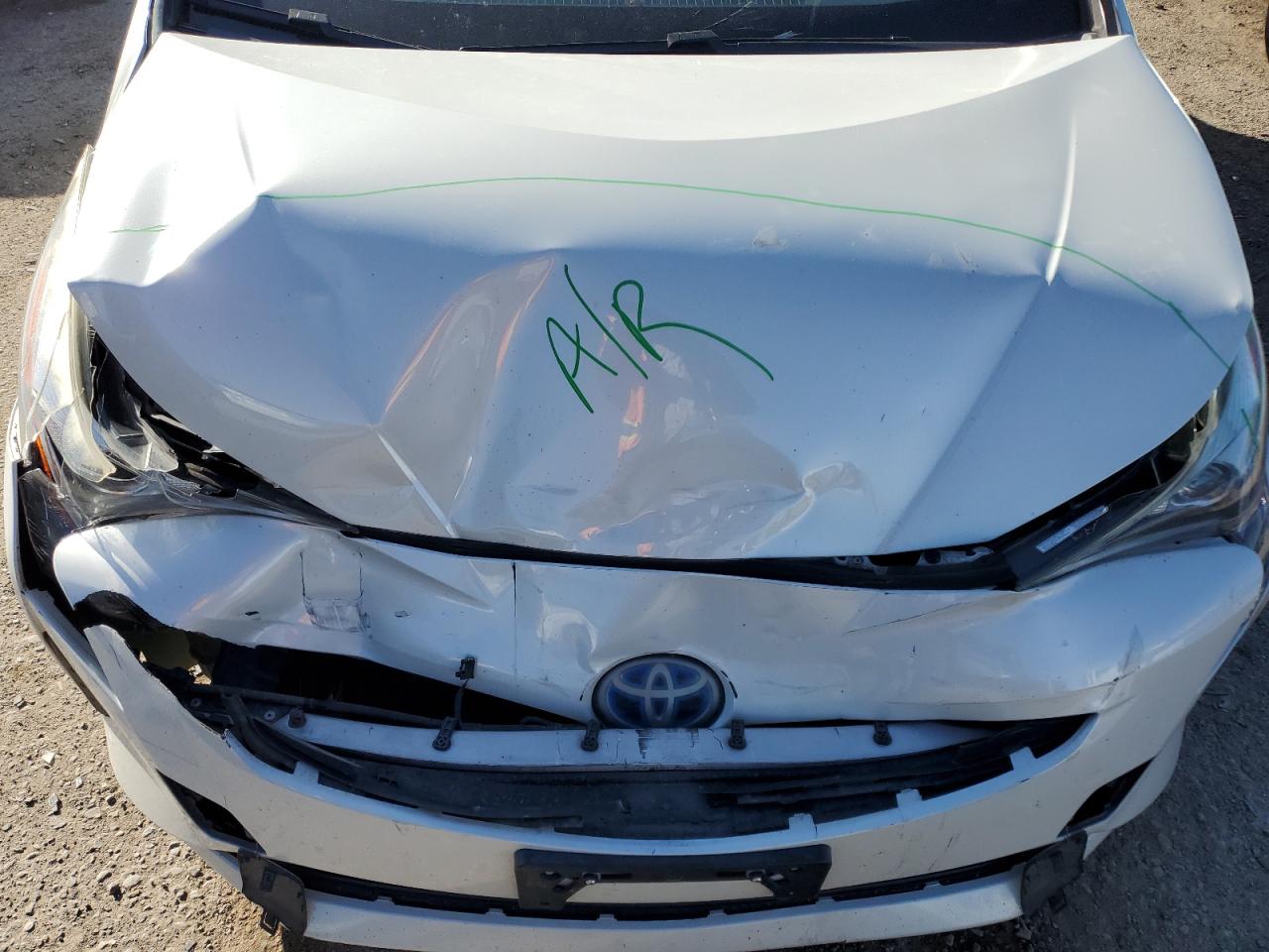 2017 Toyota Prius VIN JTDKBRFU0H3028280 Copart auction photo, front end / mechanical damage thumbnail 11