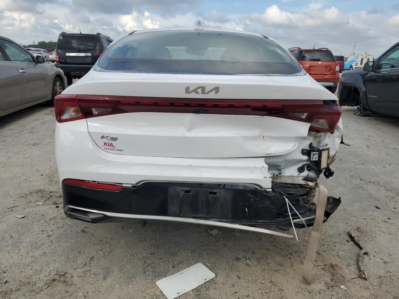 2022 KIA K5 VIN 5XXG14J29NG106083 Copart auction photo, rear end damage thumbnail 6