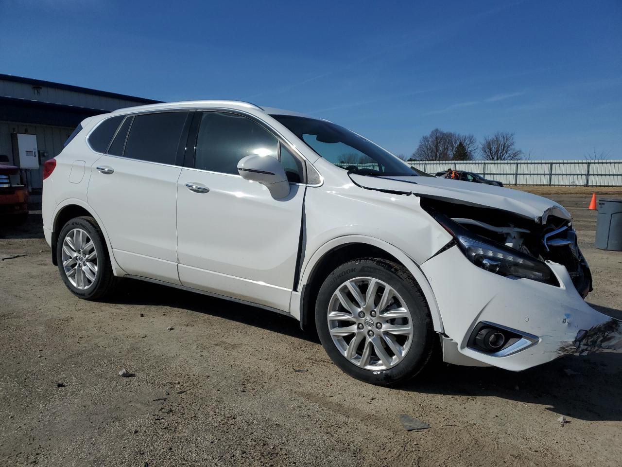 2020 Buick Envision VIN LRBFX4SX1LD177319 Copart auction photo, front end damage thumbnail 4