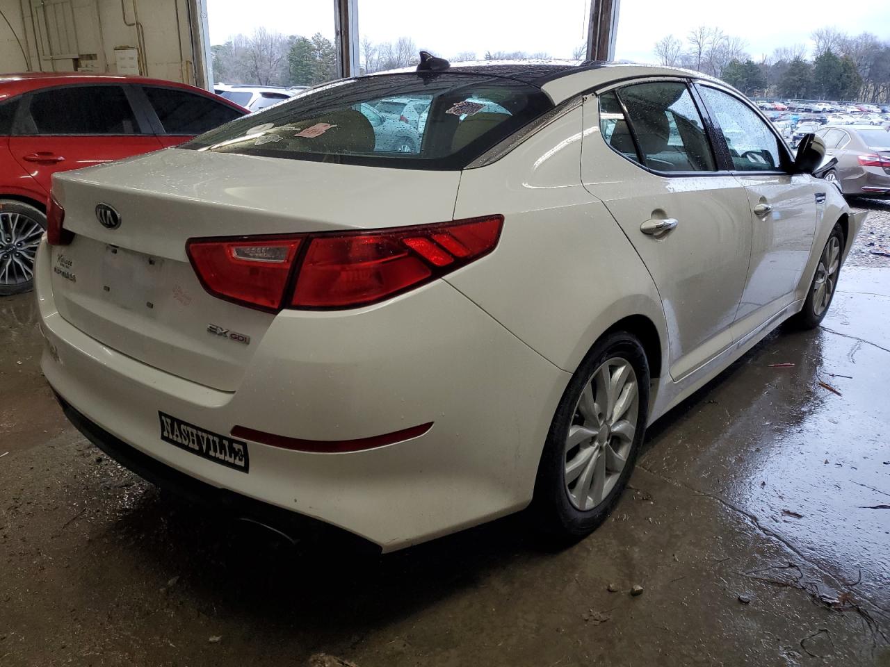 2014 KIA Optima VIN 5XXGN4A76EG339919 Copart auction photo, front end damage thumbnail 3