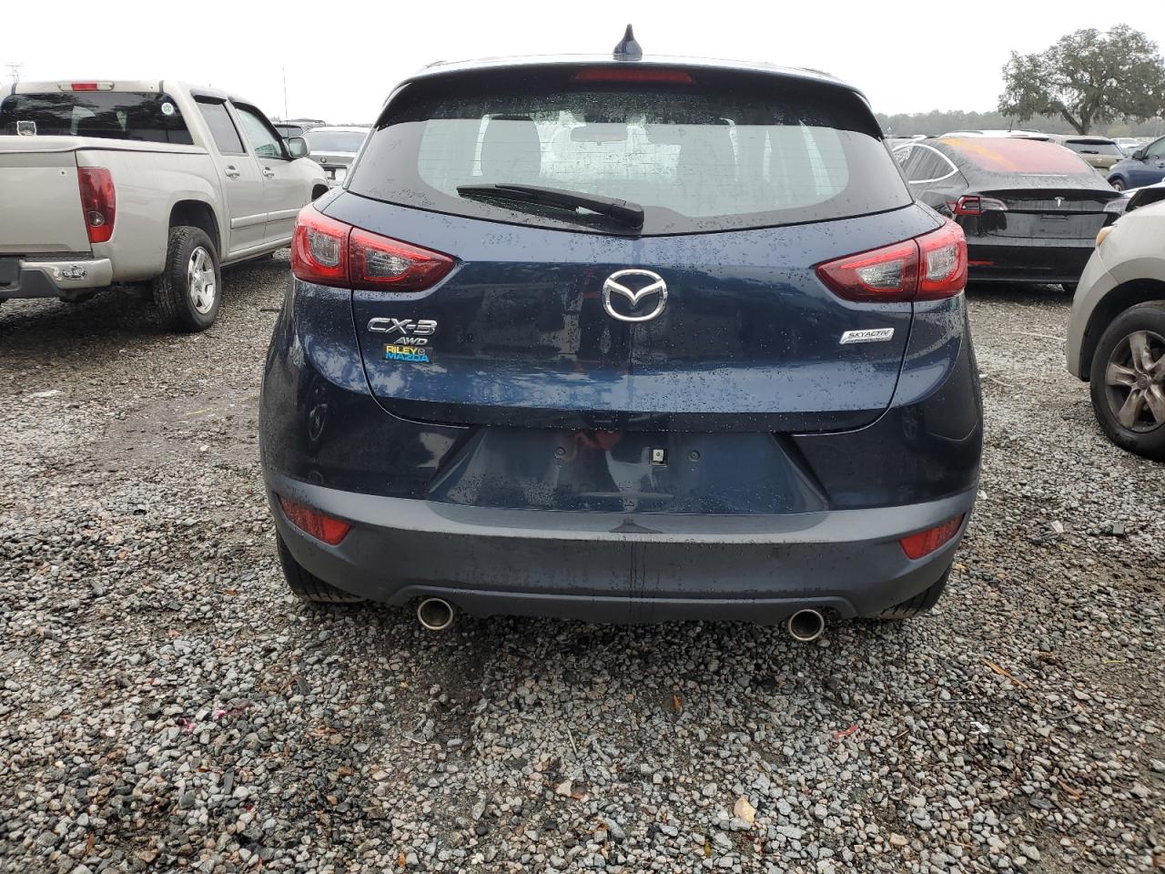 2019 Mazda CX-3 VIN JM1DKFB72K0433783 Copart auction photo, front end / side damage thumbnail 6