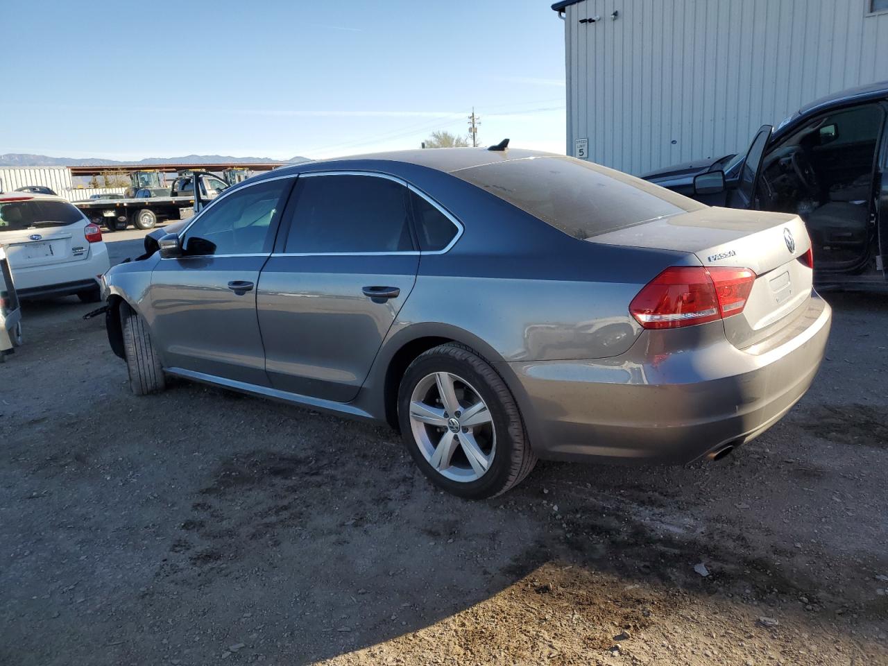 2014 Volkswagen Passat VIN 1VWBT7A34EC103720 Copart auction photo, front end / frame damage damage thumbnail 2