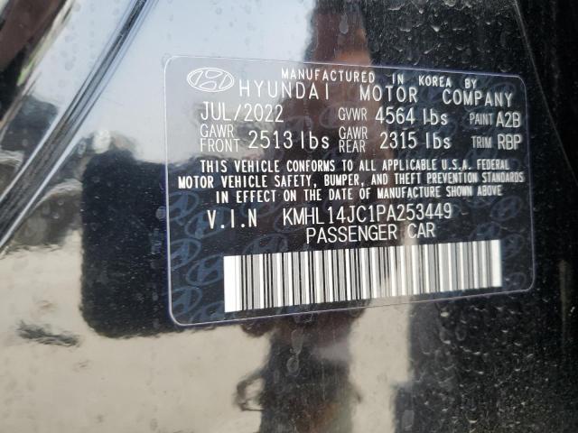 2023 Hyundai Sonata VIN KMHL14JC1PA253449 Copart auction photo, front end / minor dent/scratches damage thumbnail 13