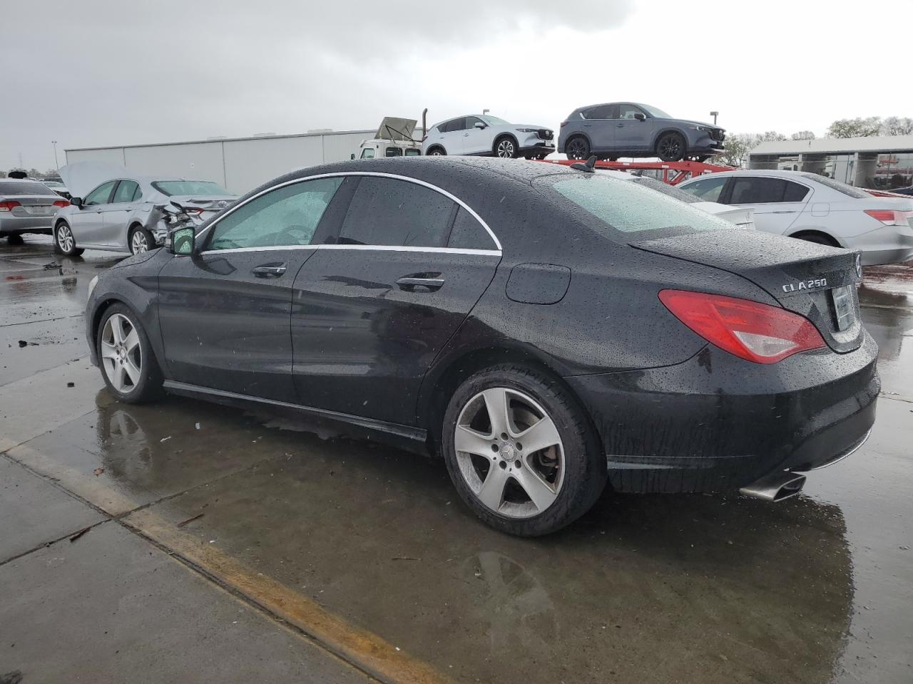 2016 Mercedes-Benz CLA-klasse VIN WDDSJ4EBXGN339732 Copart auction photo, front end / side damage thumbnail 2