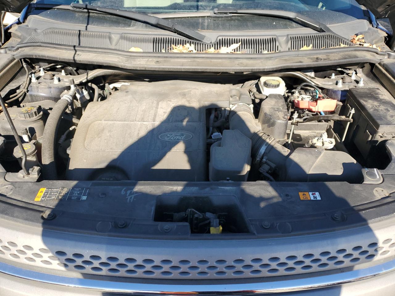 2014 Ford Explorer VIN 1FM5K7B82EGA11796 Copart auction photo, water/flood damage thumbnail 12