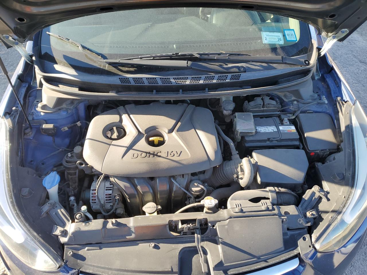 2015 Hyundai Elantra VIN 5NPDH4AE4FH621331 Copart auction photo, rear end damage thumbnail 11