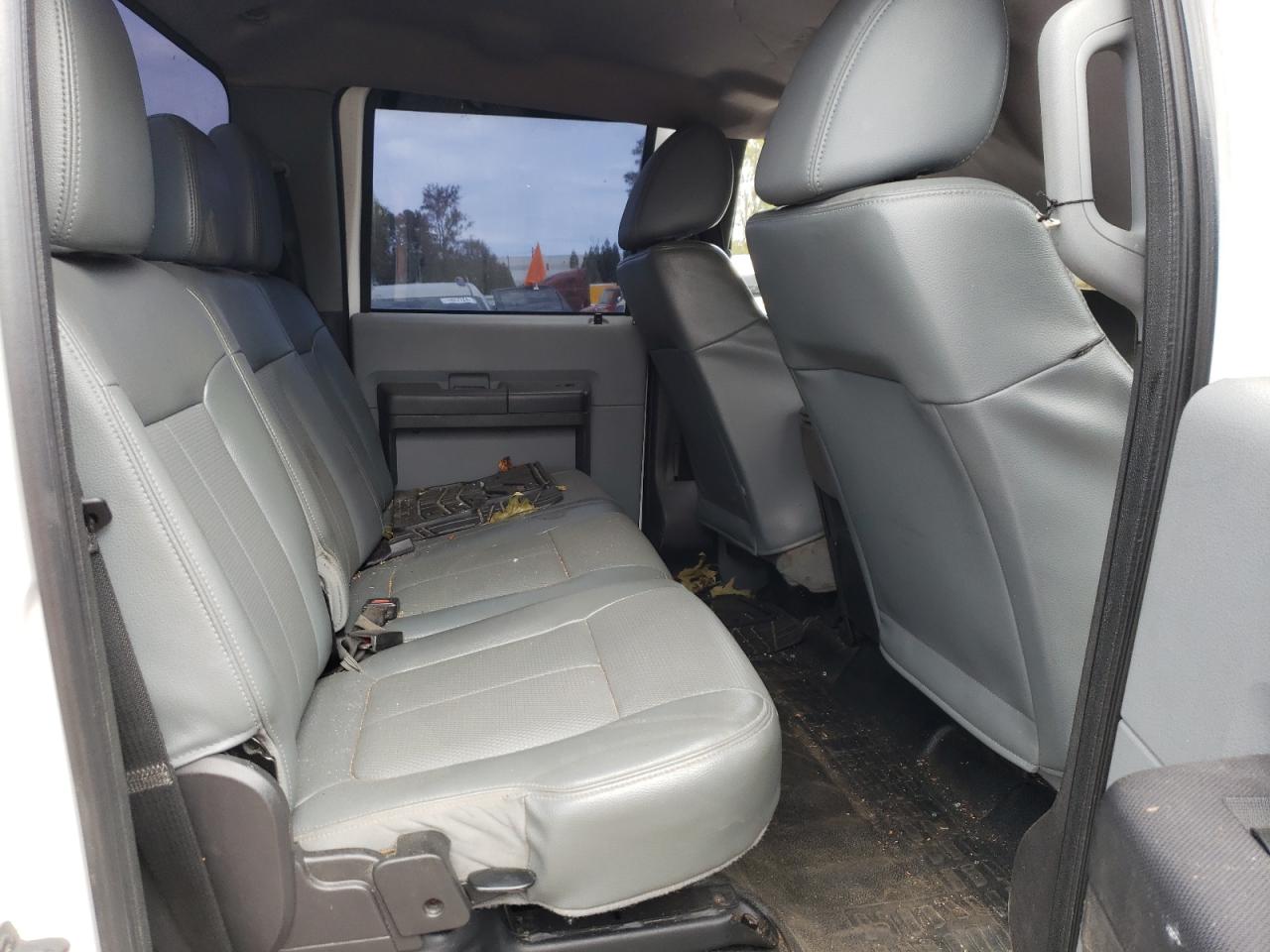 2013 Ford F250 VIN 1FT7W2BT6DEB12195 Copart auction photo, top/roof damage thumbnail 10