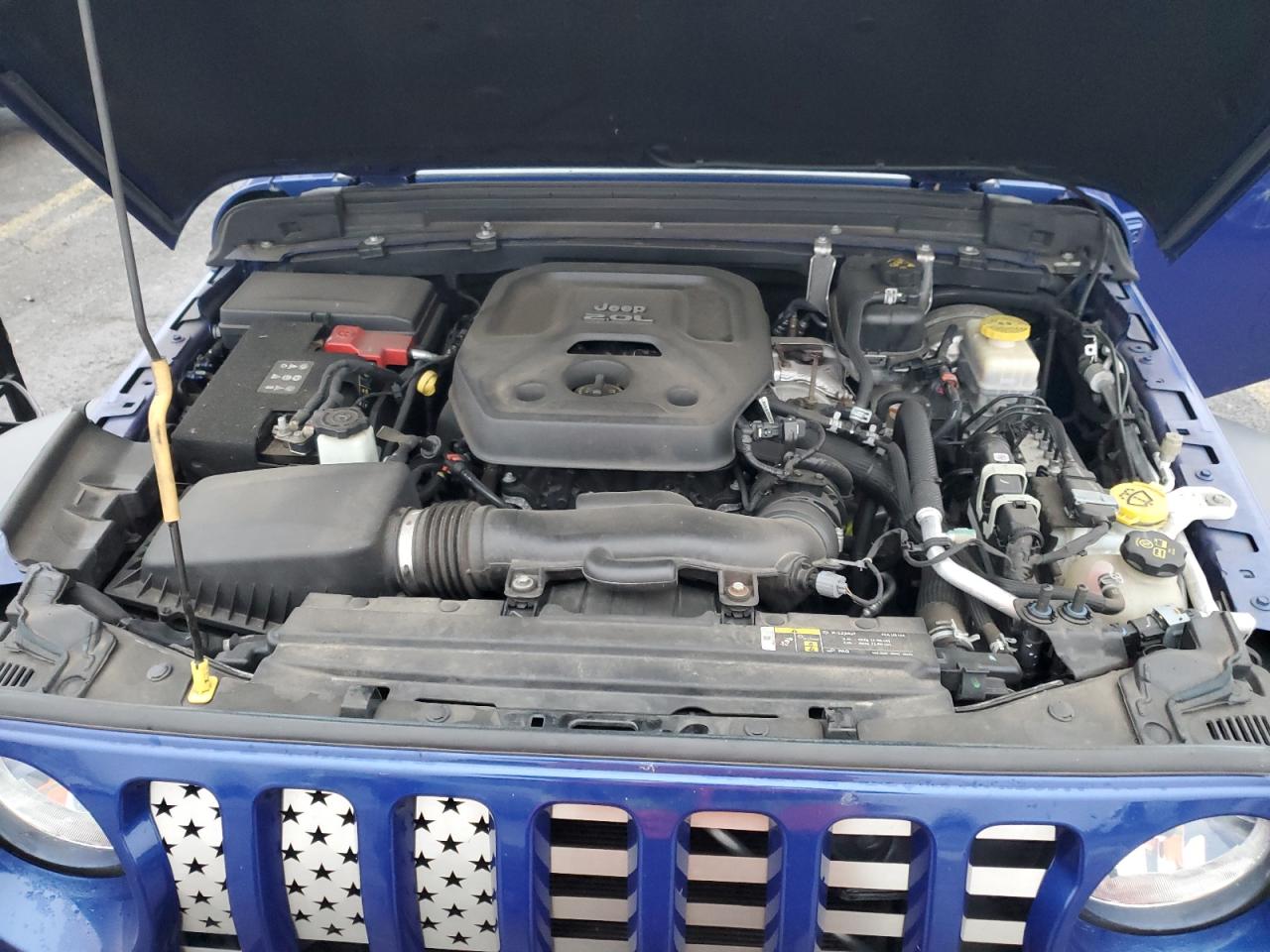 2020 Jeep Wrangler VIN 1C4HJXDN8LW152723 Copart auction photo, all over damage thumbnail 12