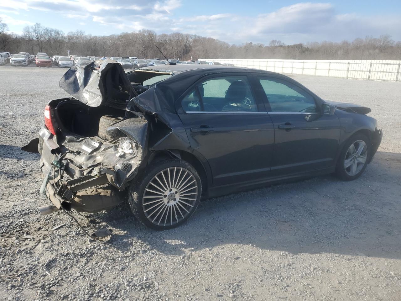 2010 Ford Fusion VIN 3FAHP0KCXAR226804 Copart auction photo, front end / rear end damage thumbnail 3