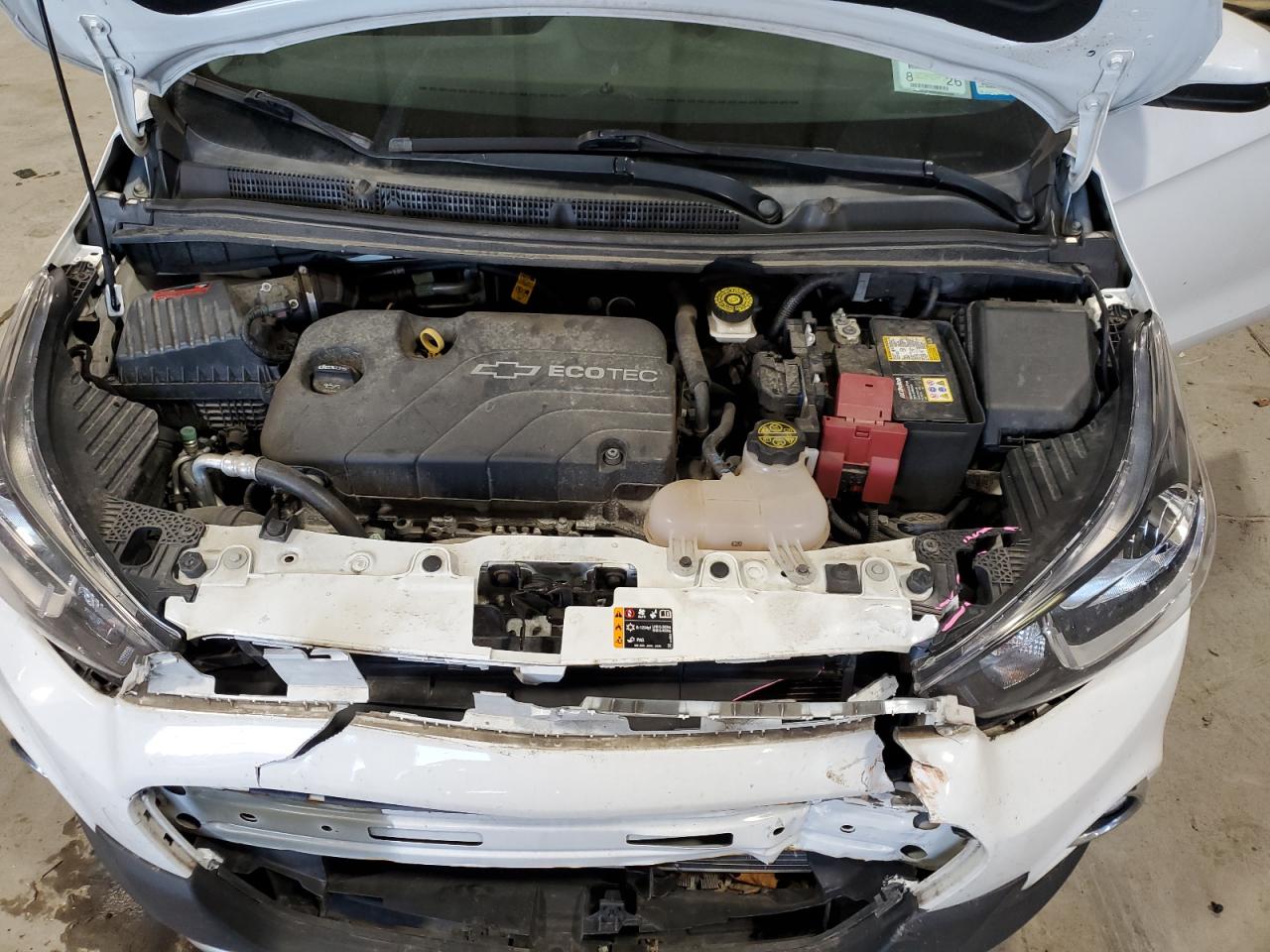 2020 Chevrolet Spark VIN KL8CH6SA2LC458150 Copart auction photo, front end damage thumbnail 11