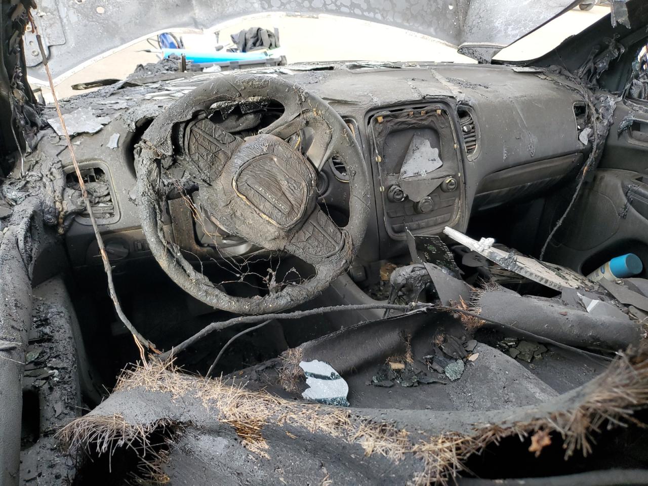 2020 Dodge Durango VIN 1C4RDJDG3LC261439 Copart auction photo, burn damage thumbnail 8