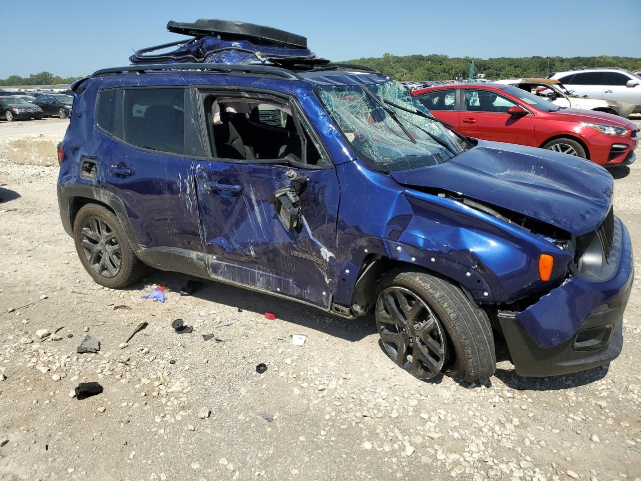2017 Jeep Renegade VIN ZACCJABB5HPG67506 Copart auction photo, all over damage thumbnail 4