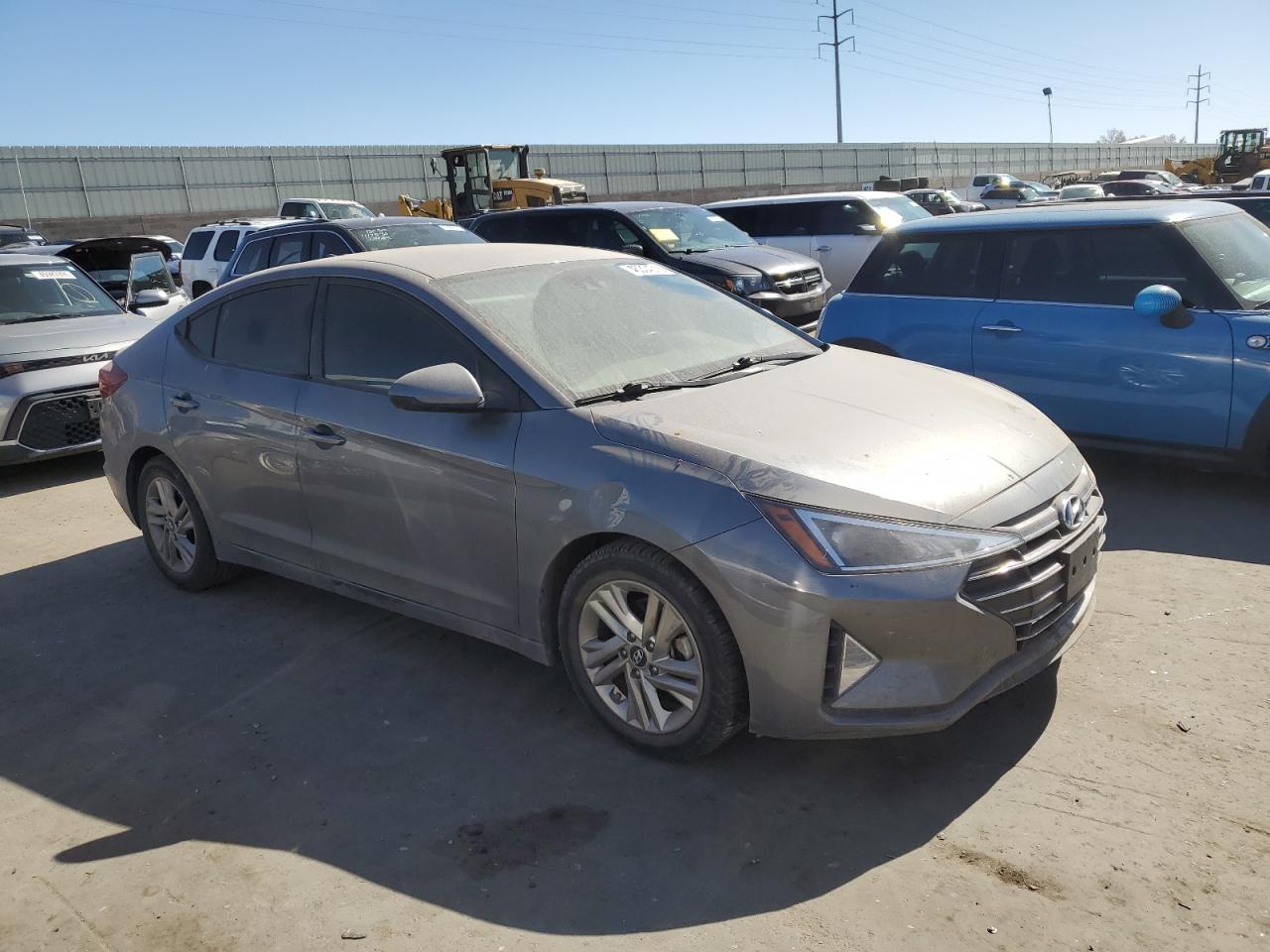 2019 Hyundai Elantra VIN 5NPD84LF1KH446424 Copart auction photo, water/flood damage thumbnail 4