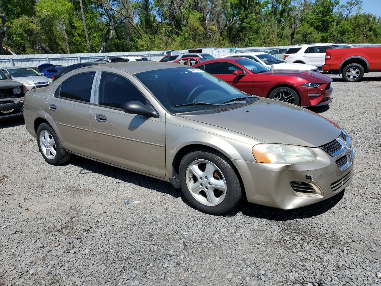 2004 Dodge Stratus VIN 1B3EL36R54N325810 Copart auction photo, front end / side damage thumbnail 4