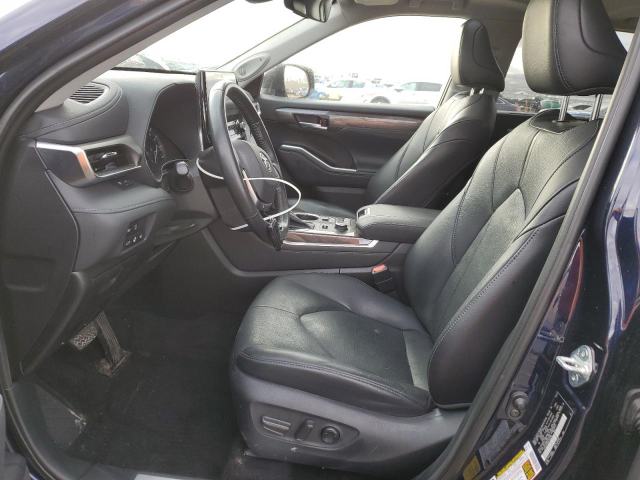 2021 Toyota Highlander VIN 5TDDZRBHXMS142566 Copart auction photo, front end damage thumbnail 7