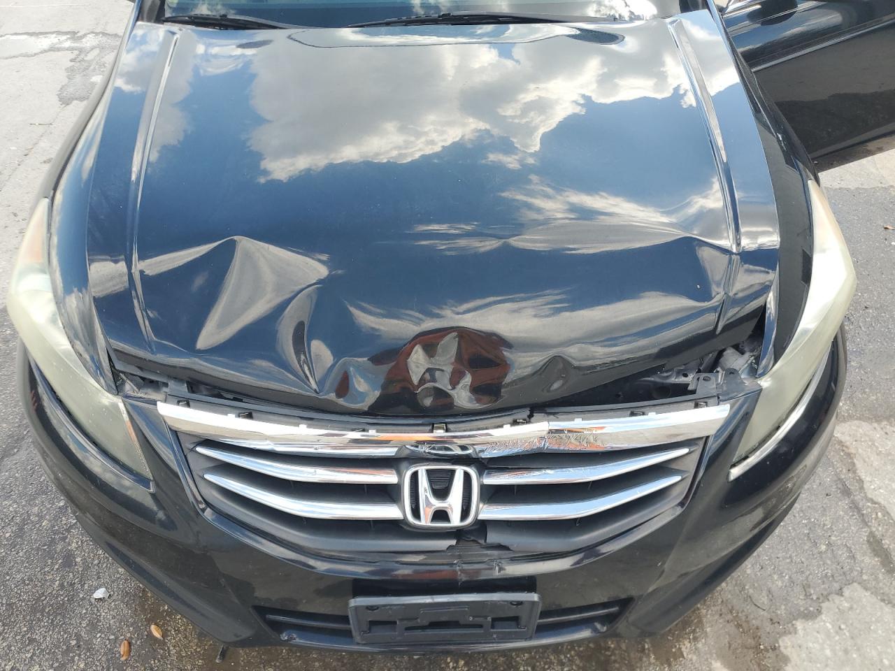 2011 Honda Accord VIN 1HGCP3F81BA017959 Copart auction photo, rear end / front end damage thumbnail 11