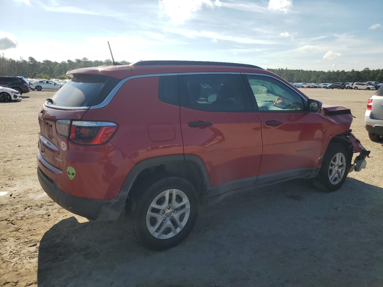 2020 Jeep Compass VIN 3C4NJDAB8LT137947 Copart auction photo, front end damage thumbnail 3